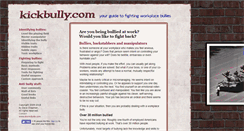 Desktop Screenshot of kickbully.com